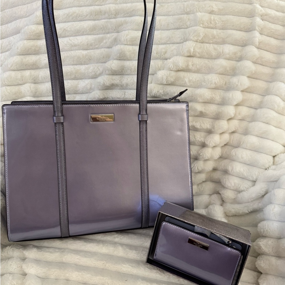 NWT Kate Spade Kenzie large tote & matching wallet